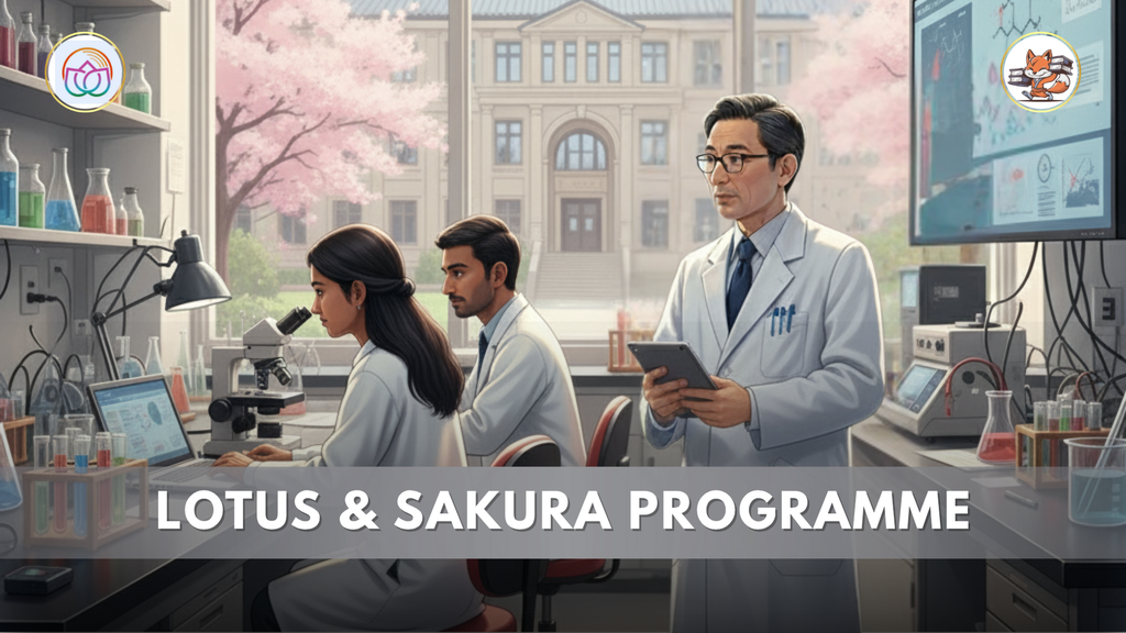 LOTUS Programme & Sakura Science: The Ultimate Guide to Unlock Your Research Career in Japan - Cover Image